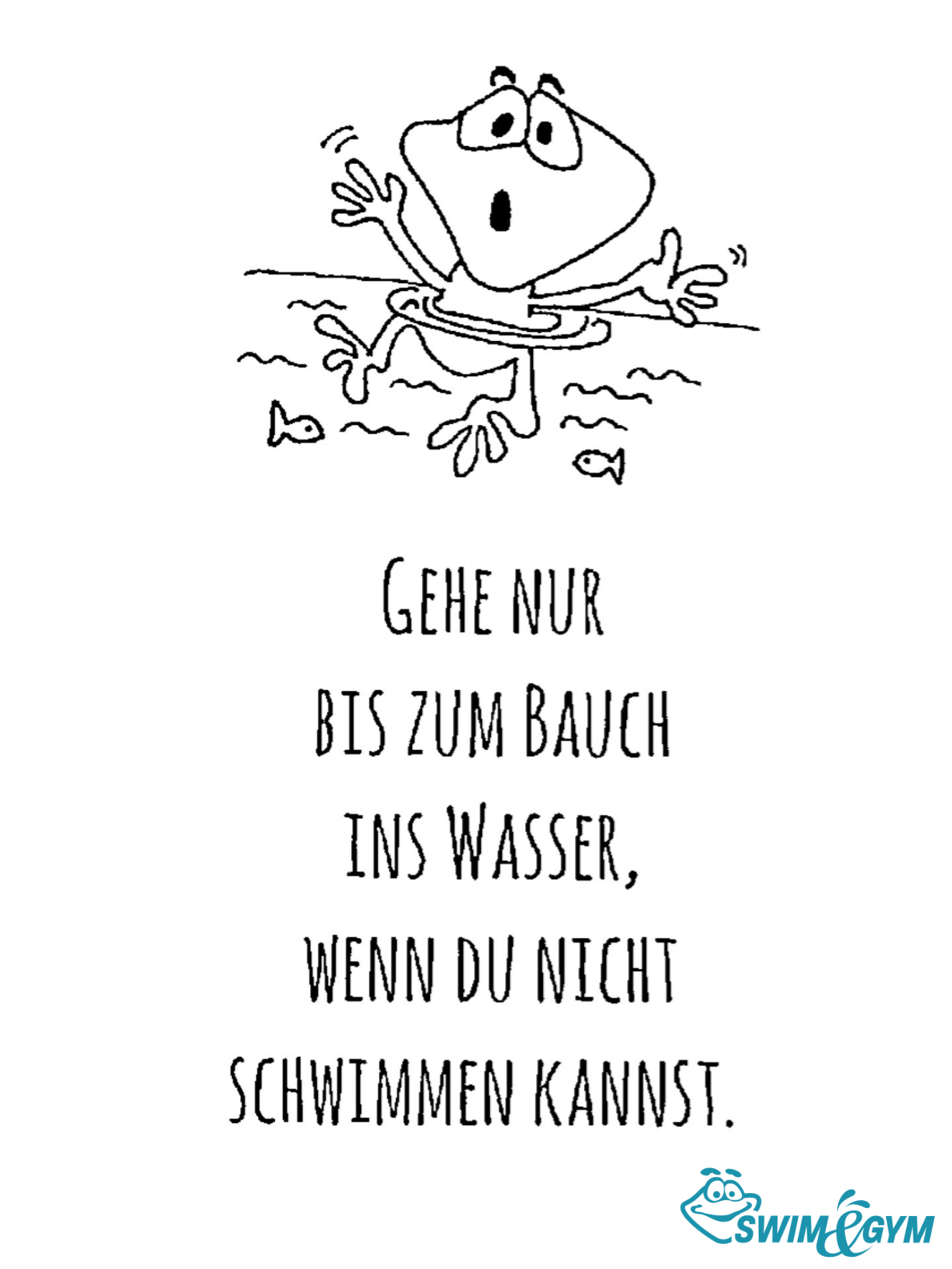 Baderegel Nichtschwimmer