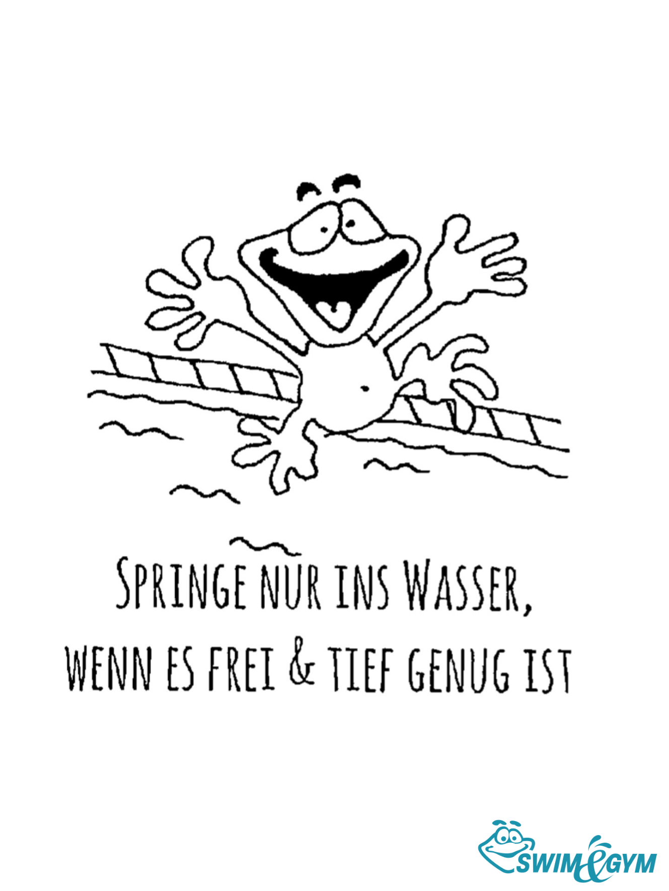 Baderegel Springen