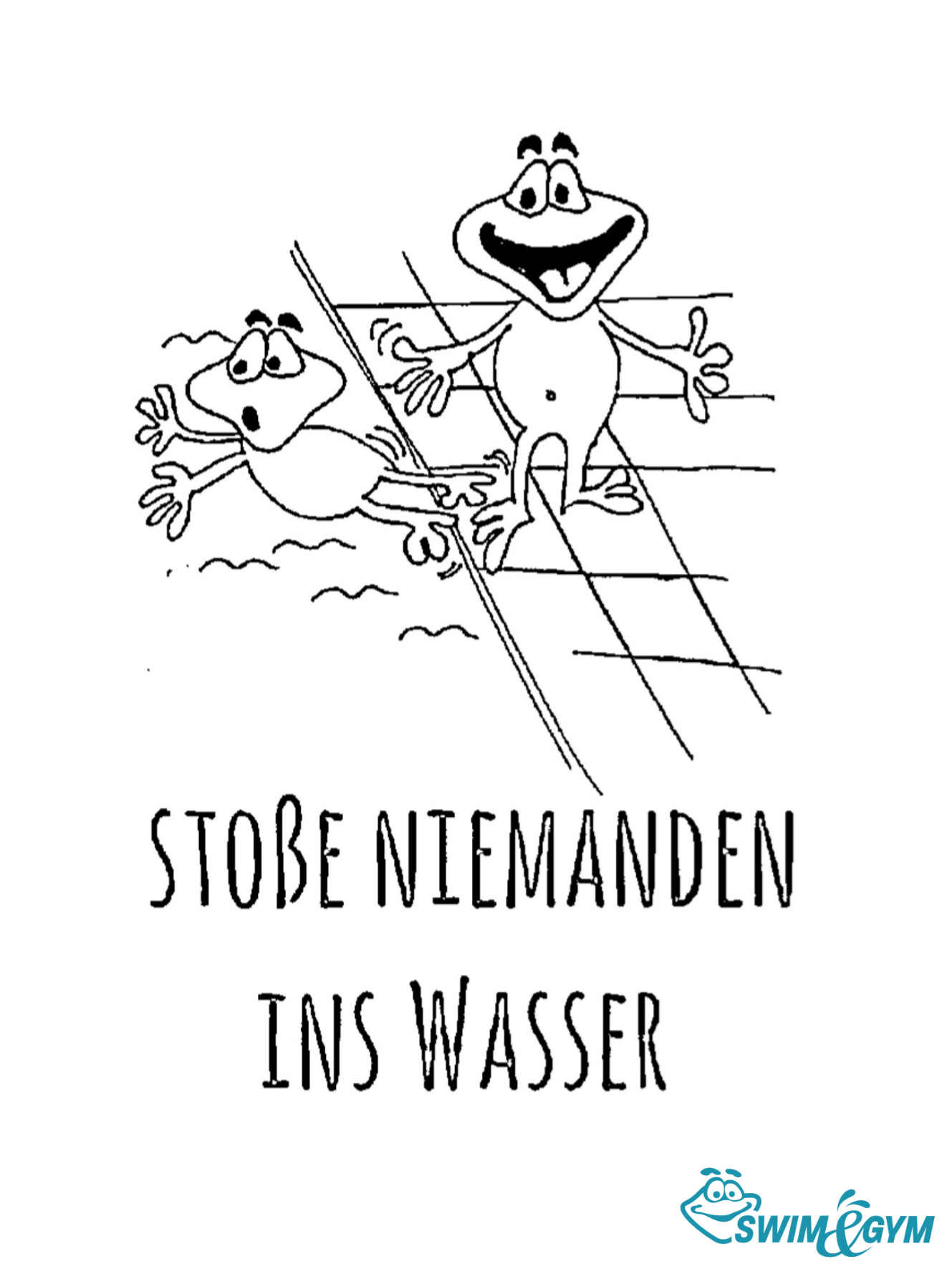 Baderegel Spoßen
