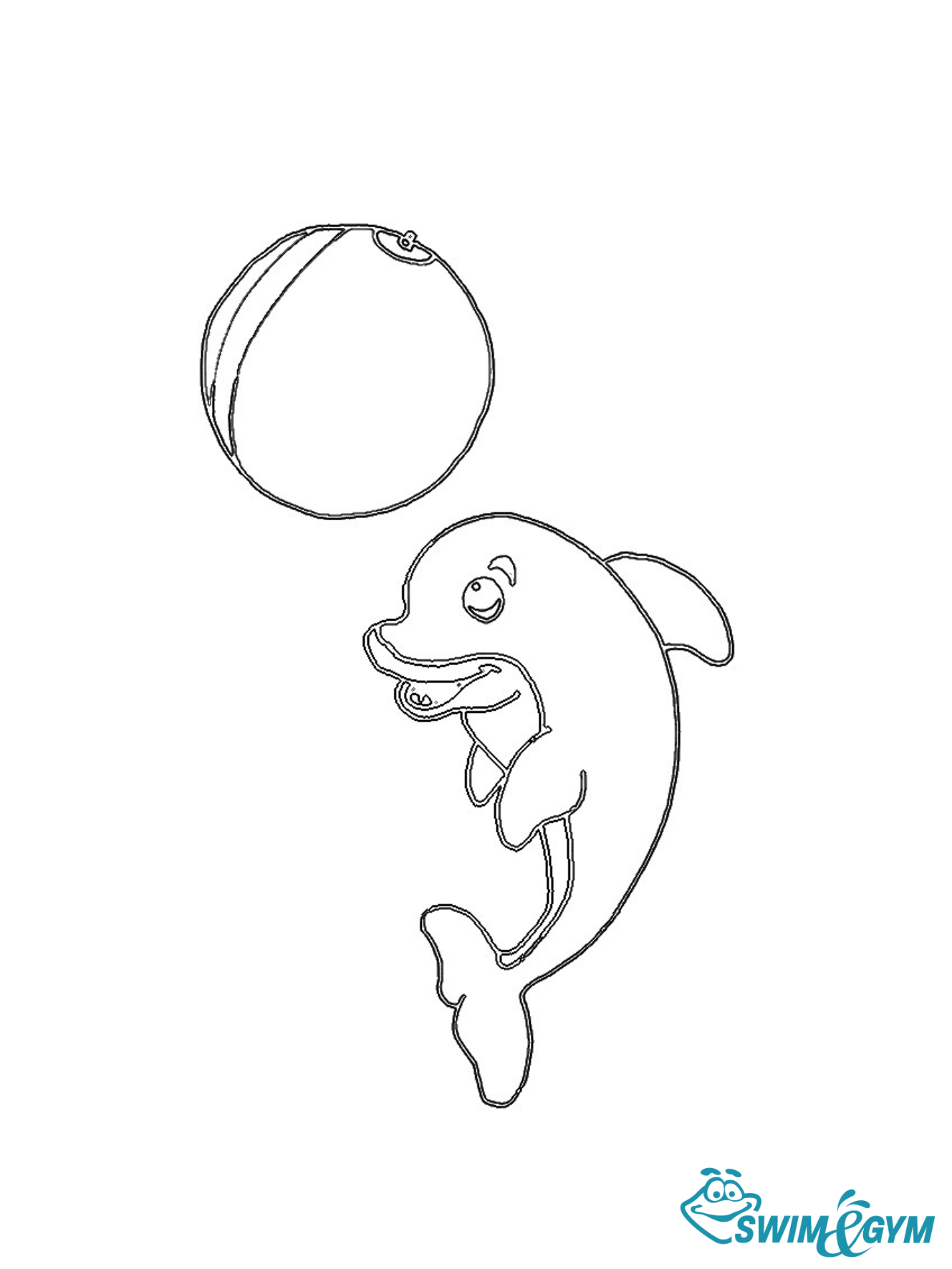 Delphin mit Ball